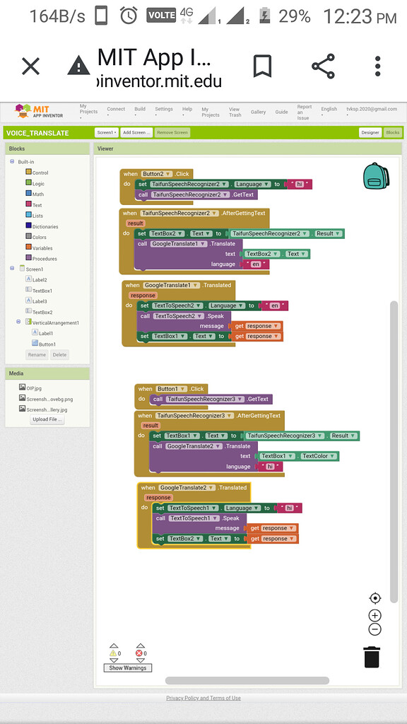 How To Create A Voice Translation App MIT App Inventor Help MIT App