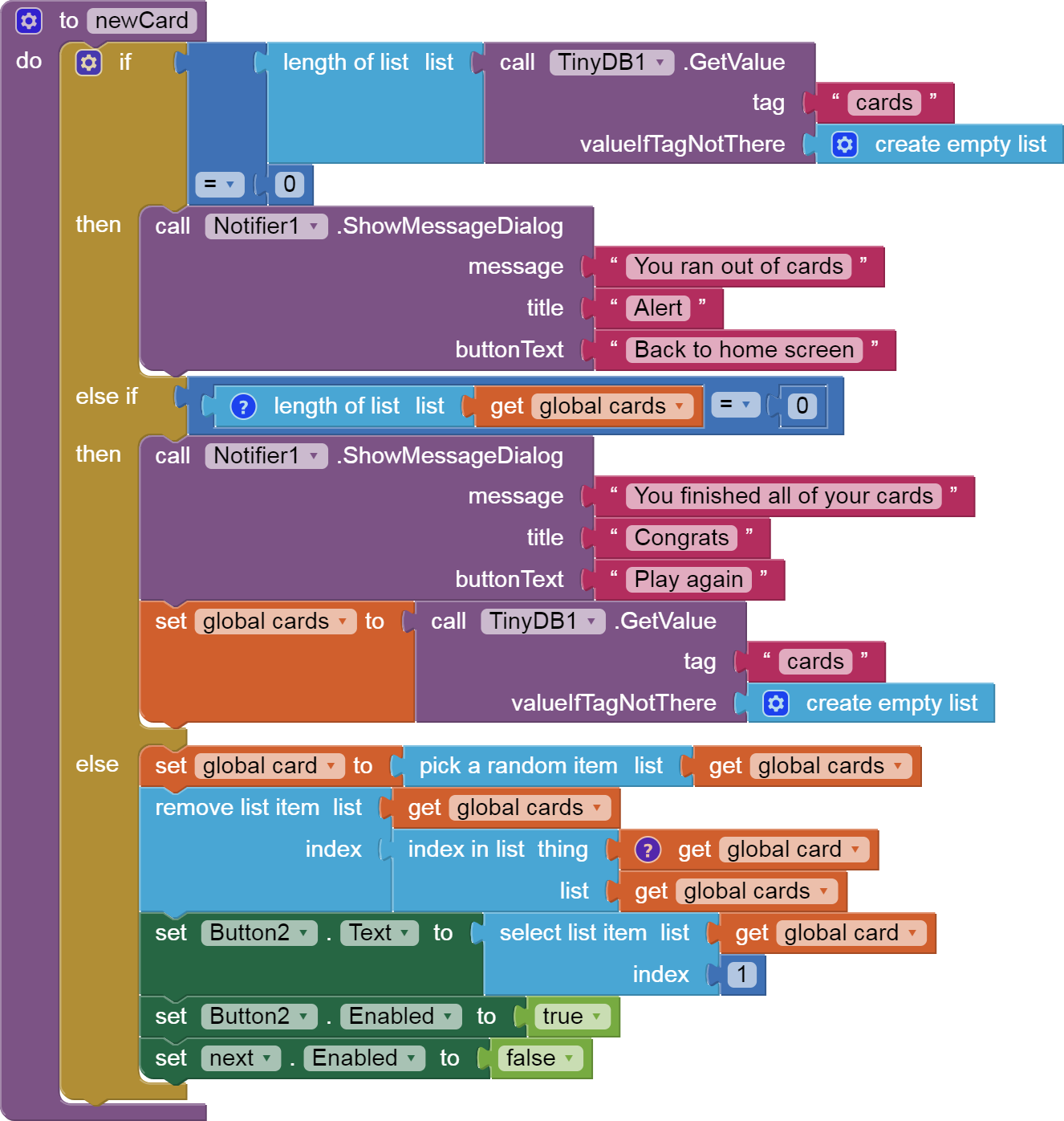 TinyDB high score not updating properly - MIT App Inventor Help - MIT App  Inventor Community