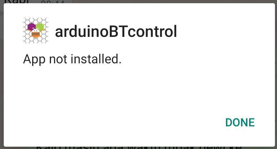 App not installed