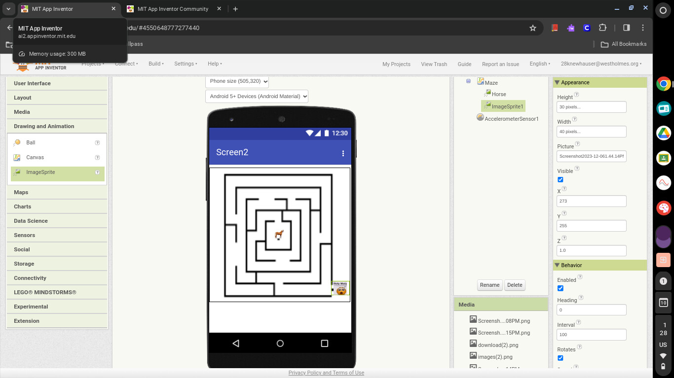 Making a maze game - MIT App Inventor Help - MIT App Inventor Community