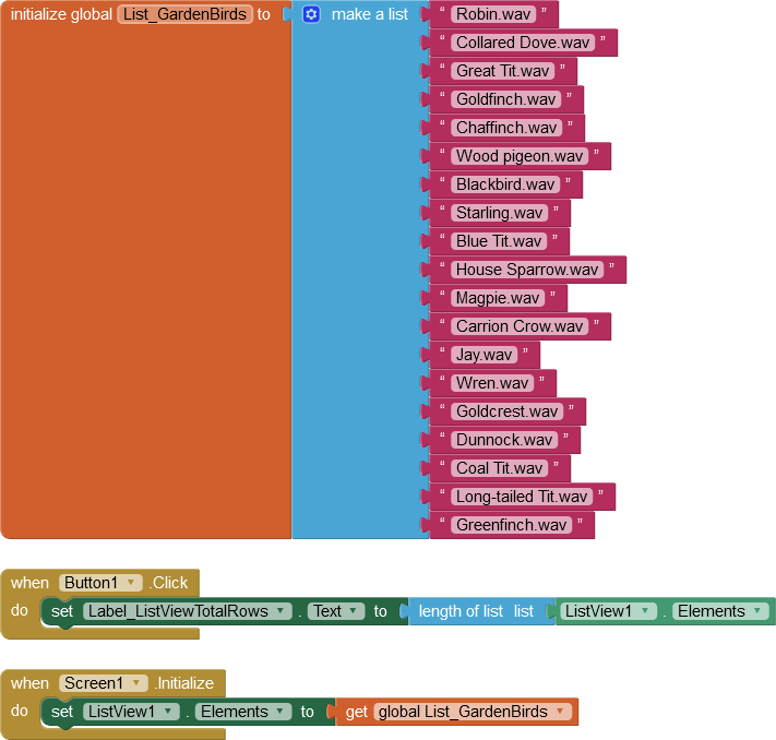 Listview row count MIT App Inventor Help MIT App Inventor