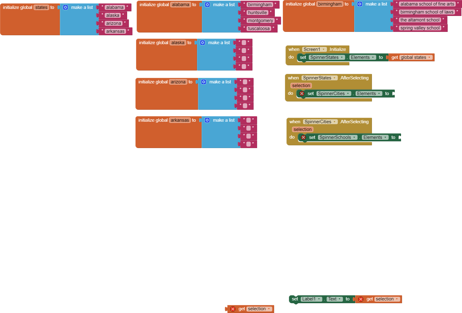 Randomly electing multiple Items from a list (Spinning Wheel) - MIT App  Inventor Help - MIT App Inventor Community