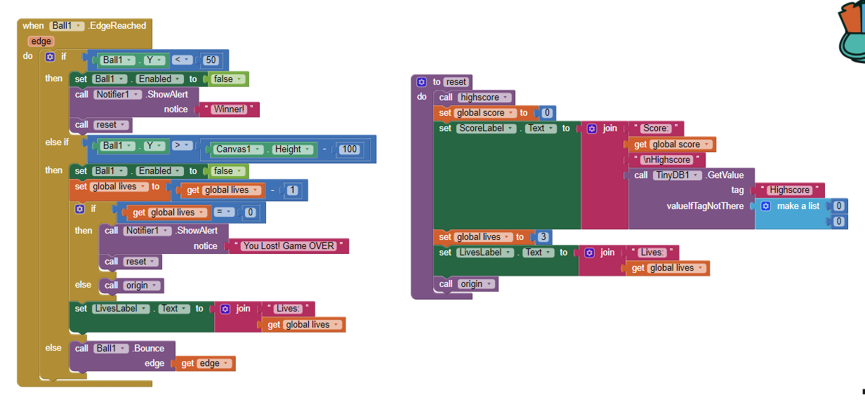 Saving highscore - MIT App Inventor Help - MIT App Inventor Community