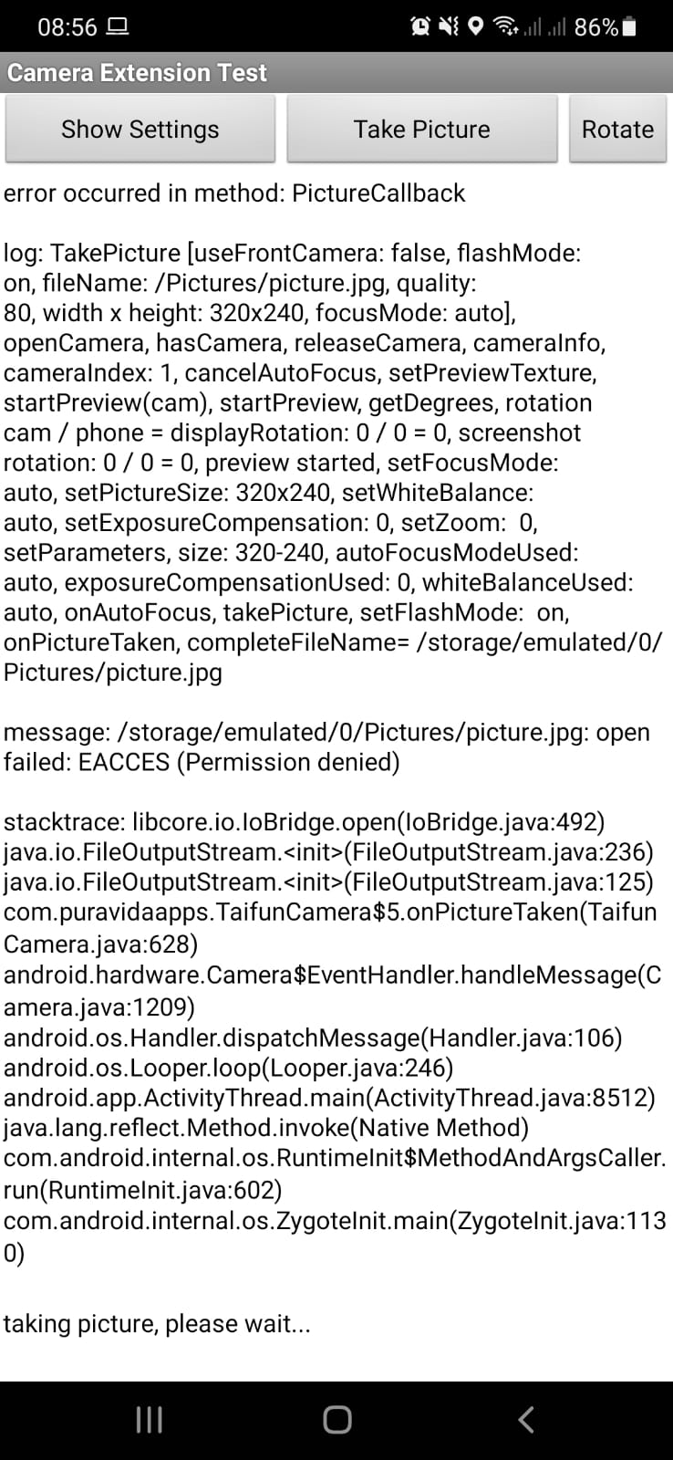 TaifunCamera Storage Error - MIT App Inventor Help - MIT App Inventor  Community