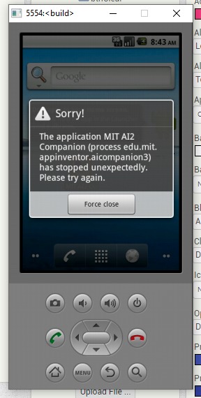 App Inventor Emulator Crashed - Bugs and Other Issues - MIT App Inventor  Community