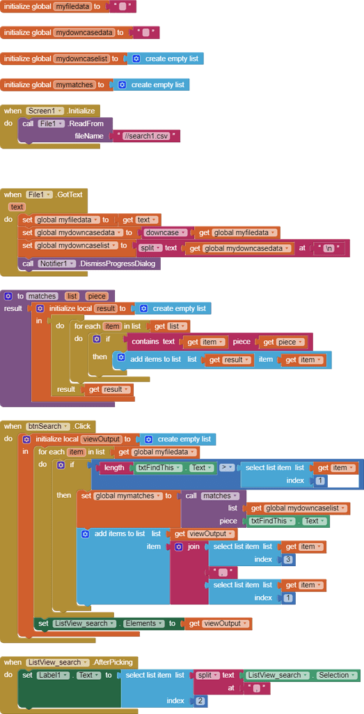 Fixing code of Dictionary - MIT App Inventor Help - MIT App Inventor ...