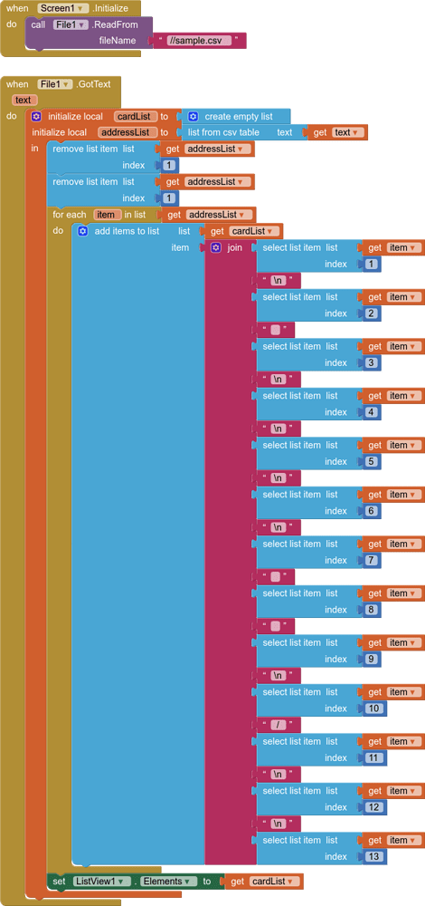 Csv File To Listview Mit App Inventor Help Mit App Inventor Community 2667