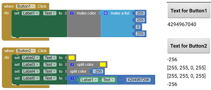 Color number in Make color and Split color - Tutorials and Guides - MIT