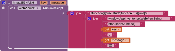 blocksProcedurehmac256Hash