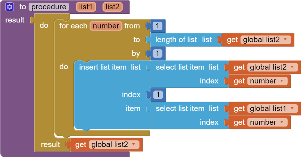 how-do-i-merge-lists-with-same-length-mit-app-inventor-help-mit