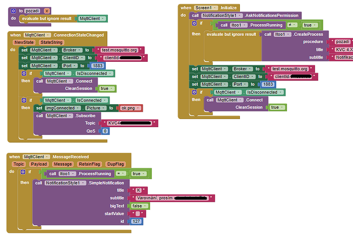 mqtt and notification2