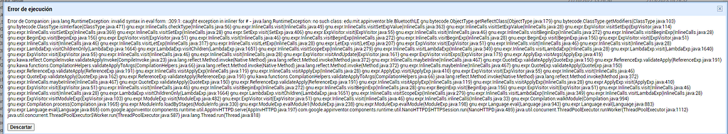 Error al tratar de utilizar una extensión ( cualquiera), no such class ...