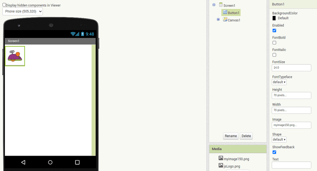 Button image does not appear - MIT App Inventor Help - MIT App Inventor ...