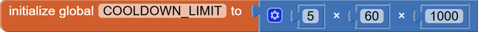 initialize global COOLDOWN_LIMIT to