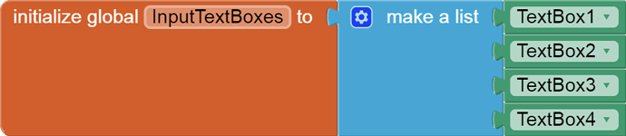initialize global InputTextBoxes to