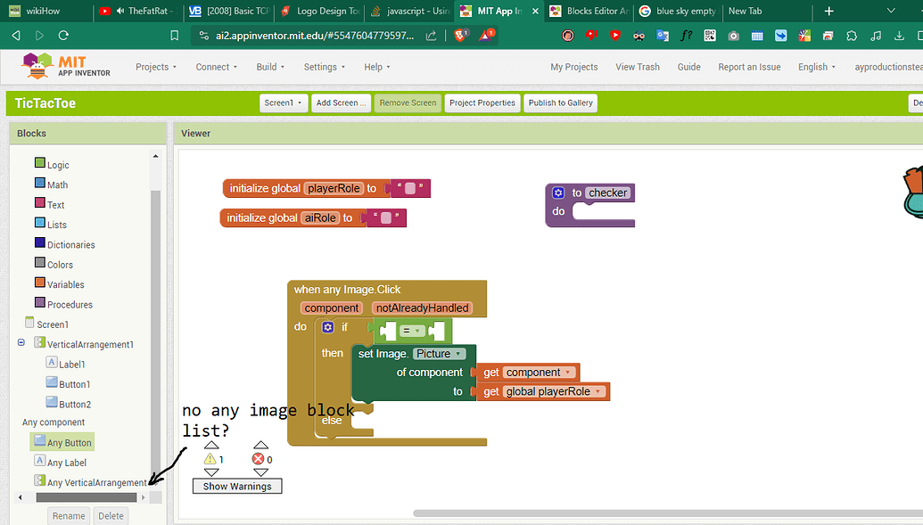 Blocks Editor Any Component Glitch - Bugs and Other Issues - MIT App ...