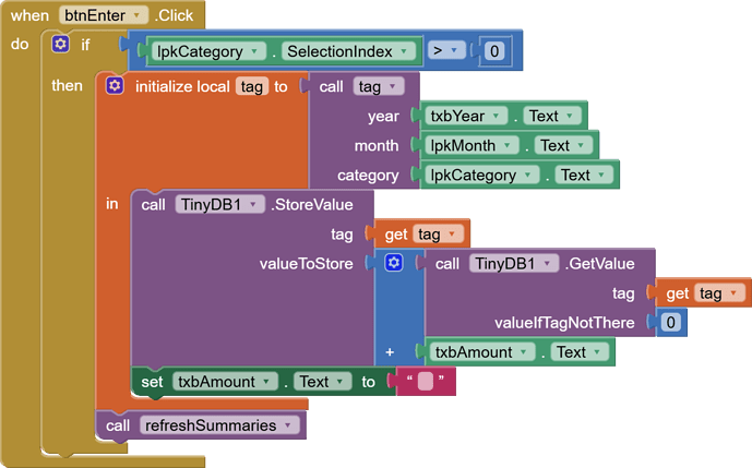 when  btnEnter .Click do