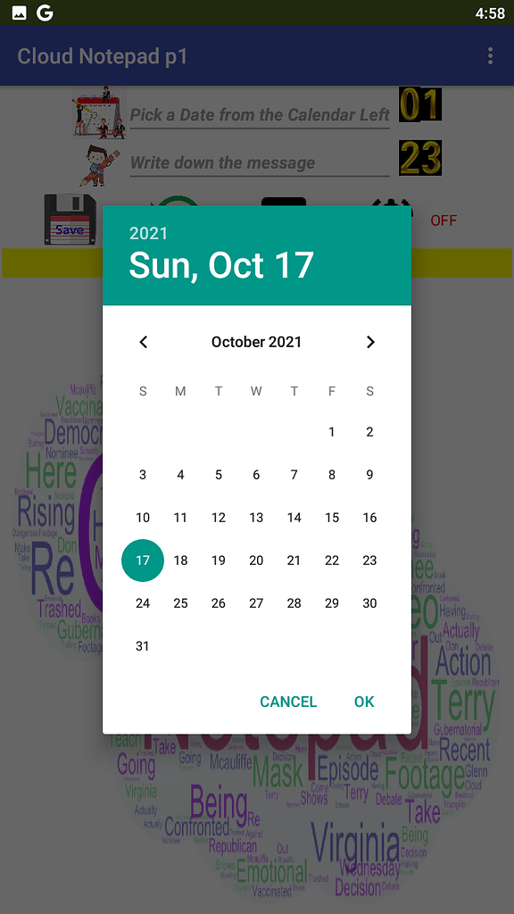 datePicker shows different calendar MIT App Inventor Help MIT App
