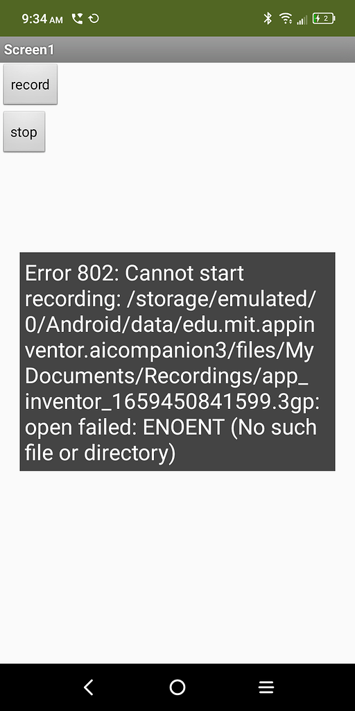 Struggling with sound recorder MIT App Inventor Help MIT App