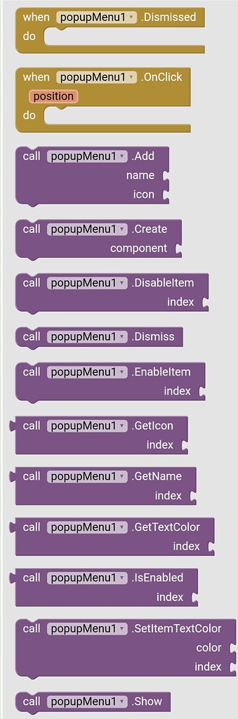 [Paid] PopupMenu Extension - An extension to make popup menu ...