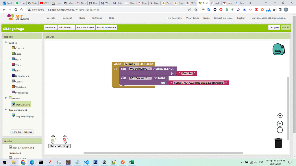 Webview not present the info - MIT App Inventor Help - MIT App Inventor ...