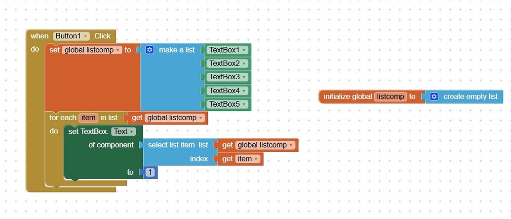 How can I assign values to multiple textboxes using a loop? - MIT App ...