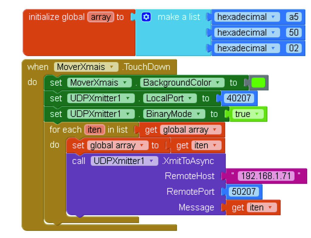 Sending UDP arrays - MIT App Inventor Help - MIT App Inventor Community