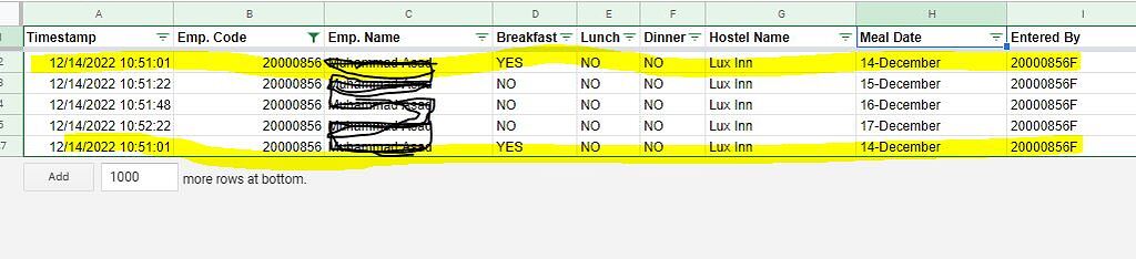 Avoid Duplicate Entry In Google Sheet MIT App Inventor Help MIT App 