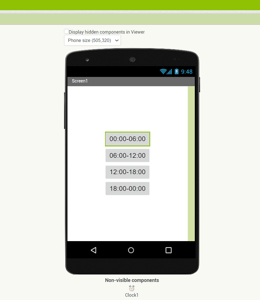 Paint a button at a specific time interval MIT App Inventor Help