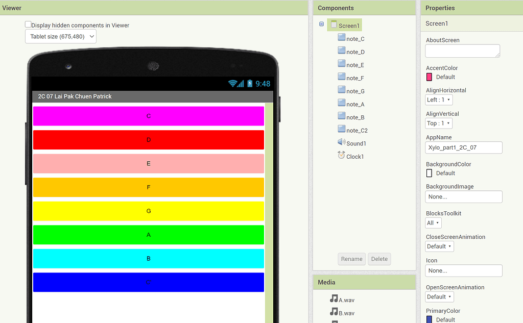 Problem happened in making xylophone (record & playback) MIT App