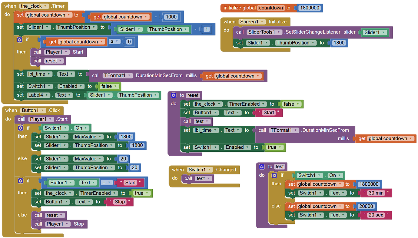Countdown slider - MIT App Inventor Help - MIT App Inventor Community