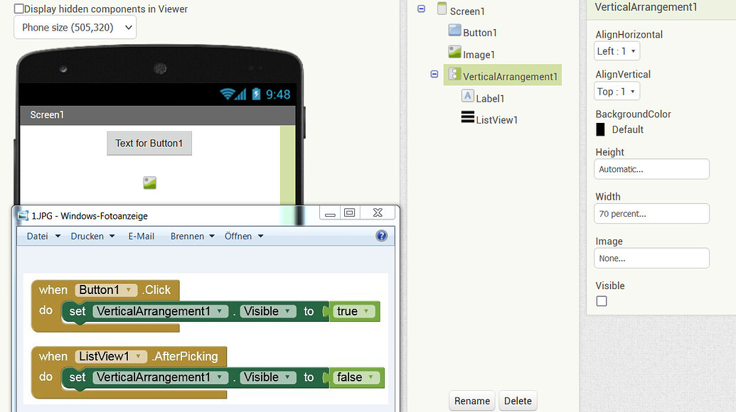 how to use list picker mit app inventor