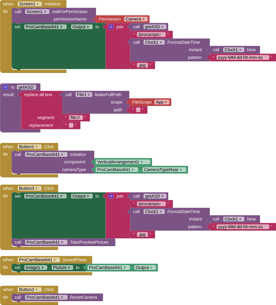 how-do-you-take-image-through-pro-camera-extension-mit-app-inventor