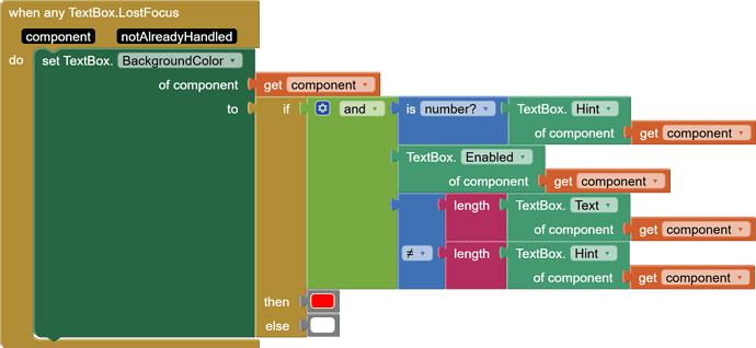 when any TextBox.LostFocus   component   notAlreadyHandled   do