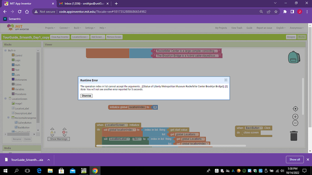 Why am I getting this error - MIT App Inventor Help - MIT App Inventor ...
