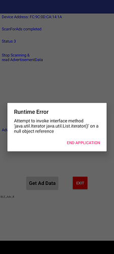 BLE_Adv screen error