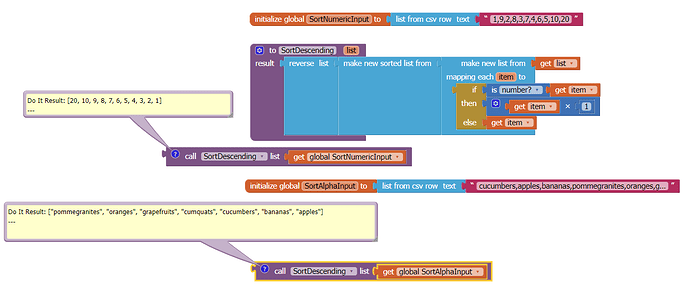 descendingsort