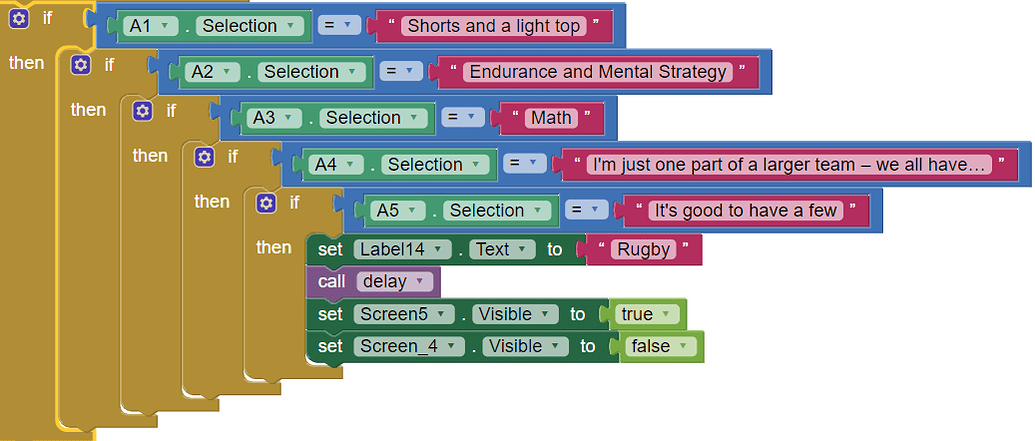 How do I make if conditions using and blocks in mit app inventor - MIT ...