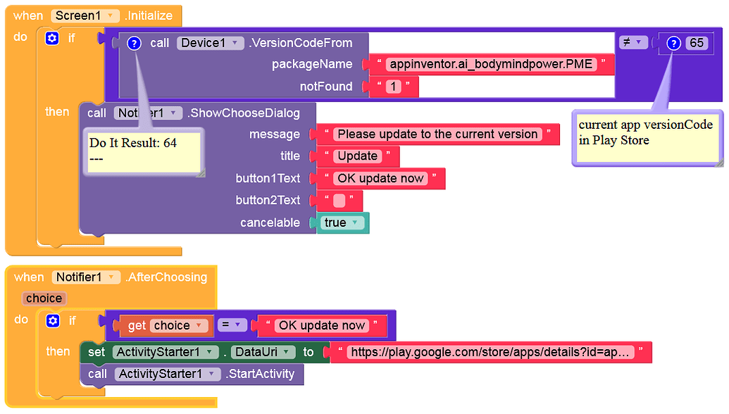 http get with headerrequest authentification - mit app... Check app update - MIT App Inventor Help - MIT App Inventor Community