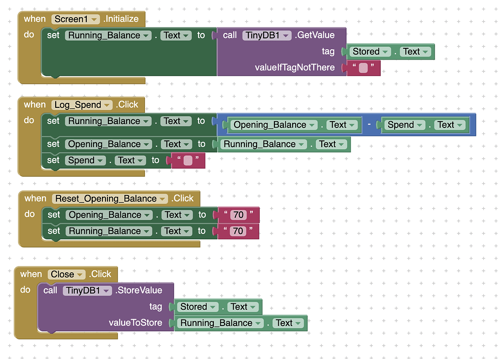 Help with TinyDB - MIT App Inventor Help - MIT App Inventor Community