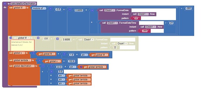 calculateSunDeclination