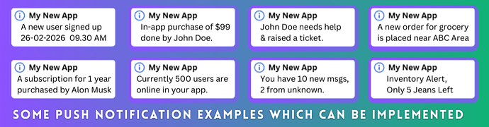 push notification examples