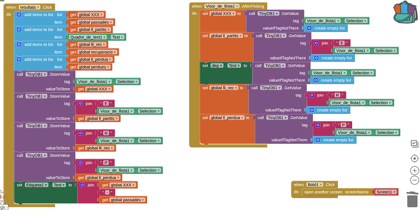 Save a list of numbers with tinydb - MIT App Inventor Help - MIT App ...