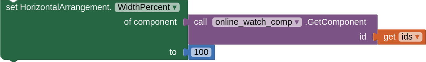 How do you set width property in dynamic component? - MIT App Inventor ...