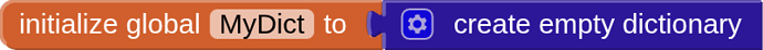 initialize global MyDict to