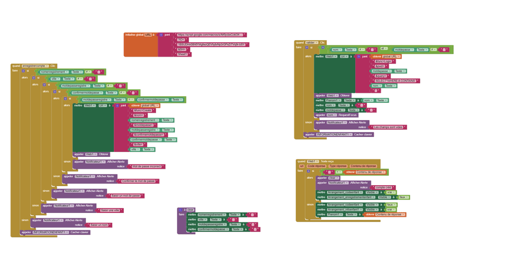 ERREUR avec la GOOGLE SHEET MIT App Inventor Help MIT App Inventor