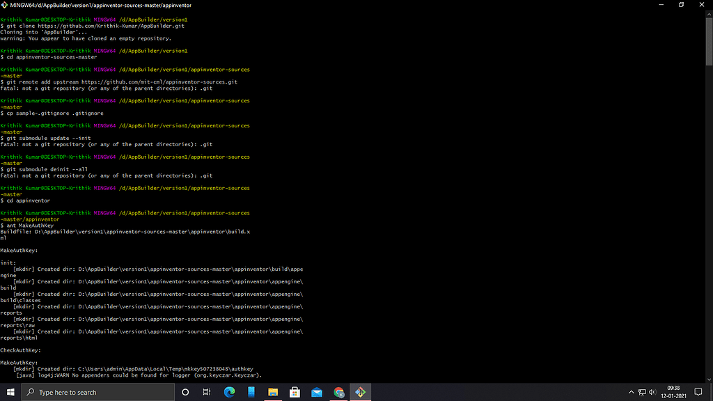 Error while Building Open source App inventor - Open Source Development ...
