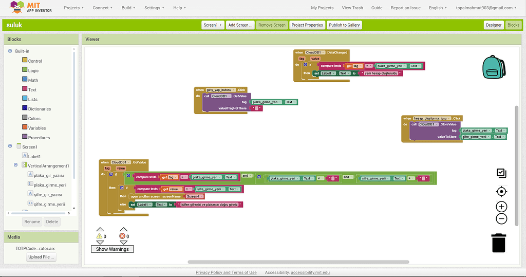 The project is not working as i want - MIT App Inventor Help - MIT App ...