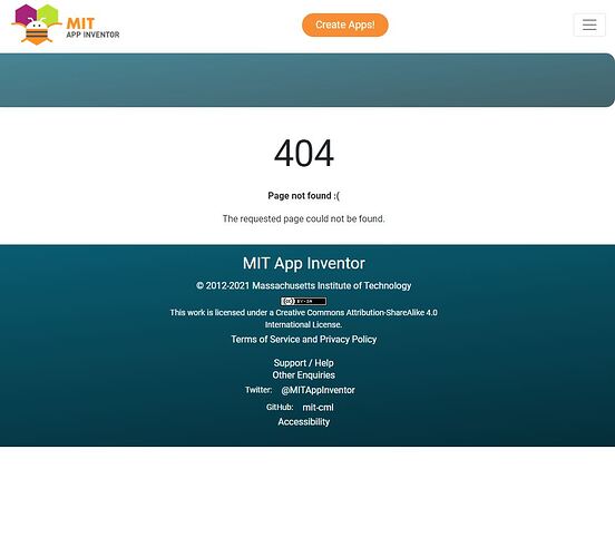 404 error