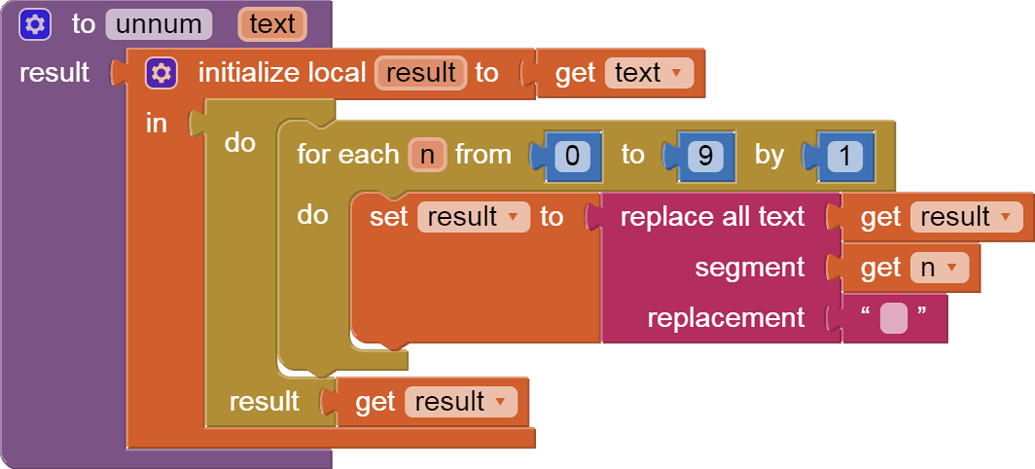 How Do You Remove Numbers From A Piece Of Text In Labels 2 By ABG MIT App Inventor Help 